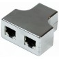 MicroConnect Y-ADAPTER RJ45-2xRJ45 F/F 8P